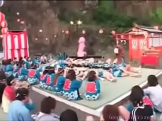 Strange Japanese sex festival - watch more at teenandmilfcams.com